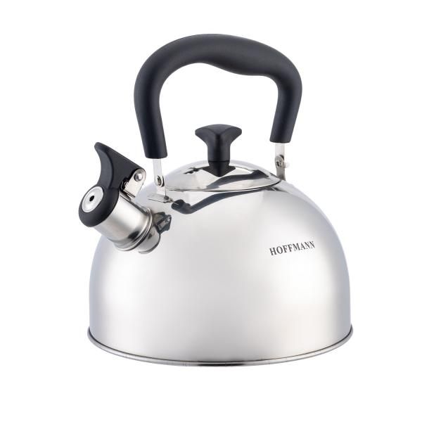 Kettle 2.5L with a whistle, black handle HM 55207